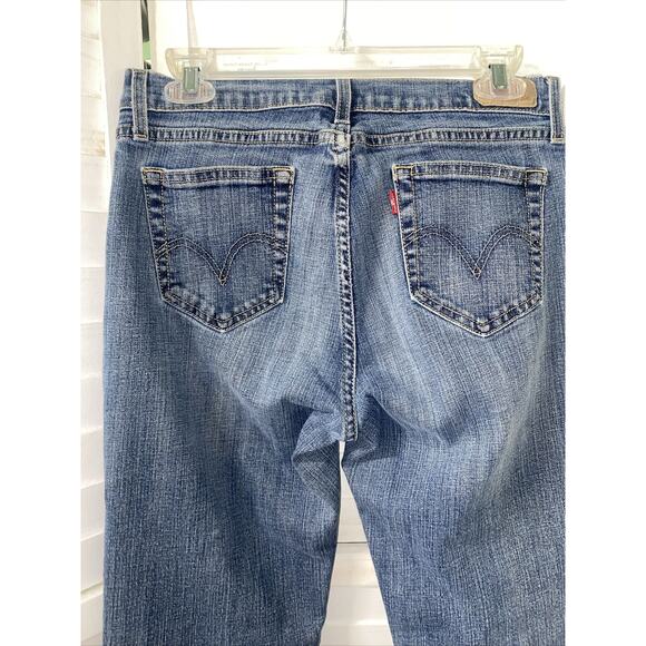 Levi's 529 Curvy Bootcut Jeans Women’s Stretch Medium Blue Wash Sz 10M - Picture 8 of 8